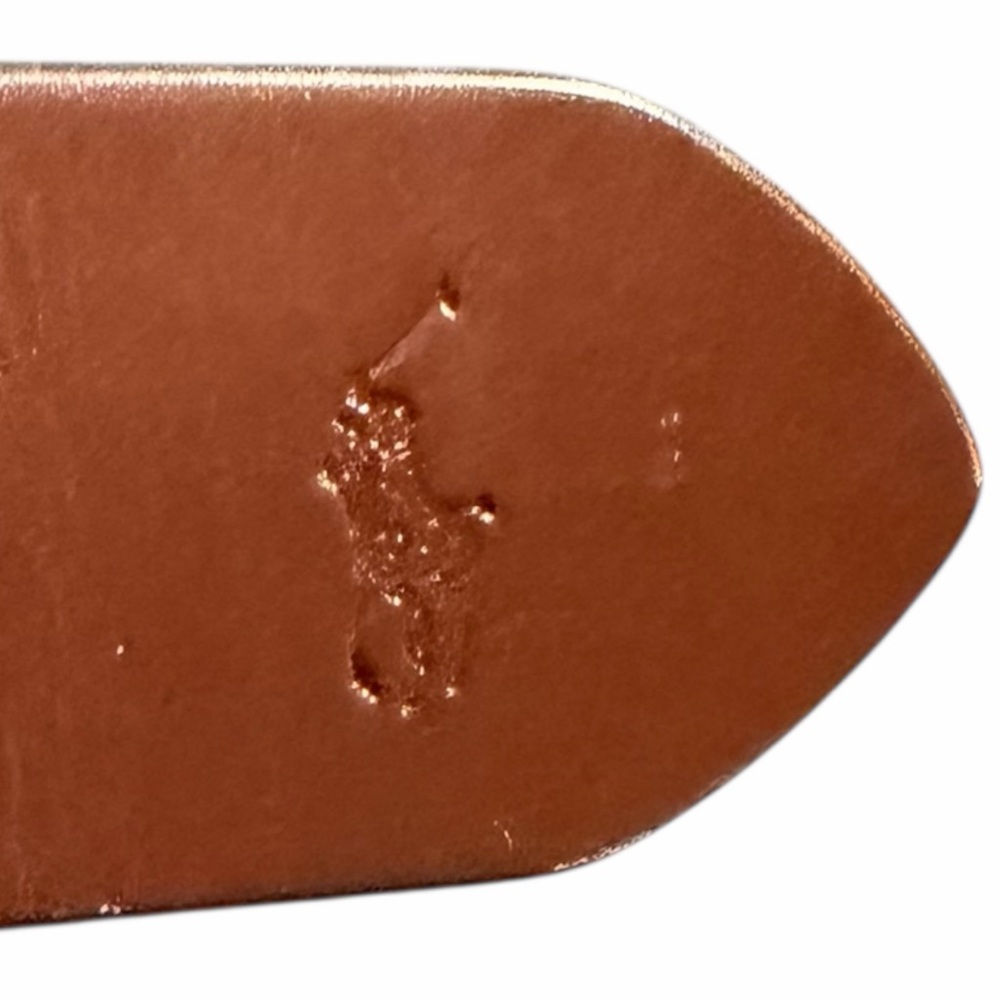 Polo by Ralph Lauren Brown Leather Belt - Picture 3 of 10